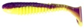 Berkley  Flex Rib Shad Purple Chartreuse