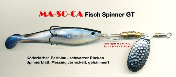 Ma-So-Ca Fischspinner GT Weissfisch